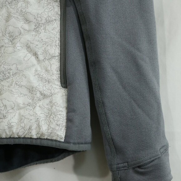 Smartwool Women’s Hybrid Quilted Full Zip Jacket Gray White Size M corbet 120 - Picture 6 of 12
